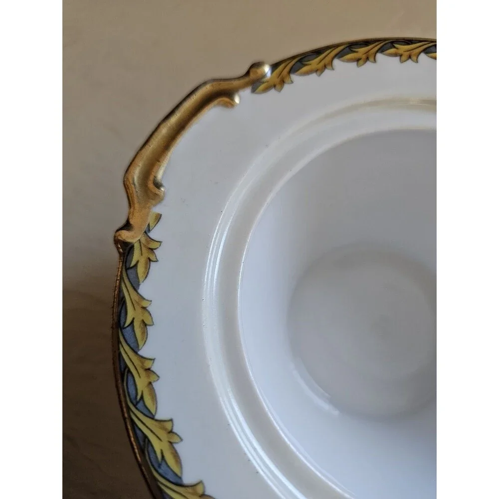 Noritake Morimura Sugar Bowl, No Lid, Handpainted Details